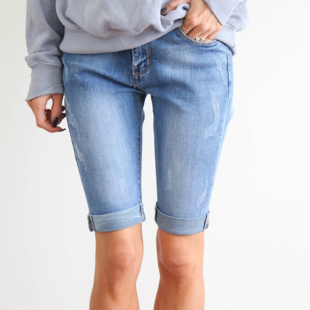 Bermuda Jean shorts